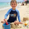REMERA UV NIÑO M/L COMBINADA ESTAMPA 