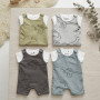 JARDINERO RUSTICO C/ BROCHE ESTAMPADO + BODY T.R/N A 9/12
