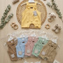JARDINERO BEBE/A PANAL LISO CON BROCHE T:RN AL 9/12