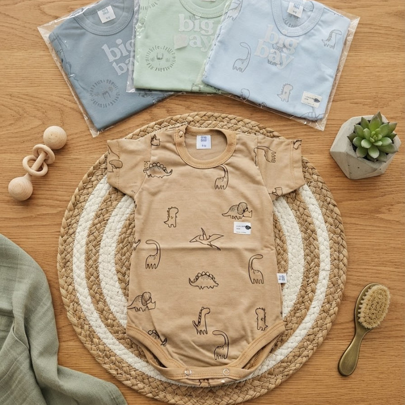 BODY BEBE ESTAMPADO CON BROCHES T:5,6 Y7