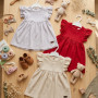 VESTIDO NAVIDAD LISO BEBA T.6/9 AL 36