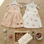 VESTIDO BEBA ESTAMPADO BAMBULA ELASTIZADA T.6/9 AL 36