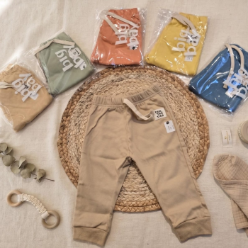 BABUCHA BEBE/A RUSTICA LISA COLORES T: 2 AL 6 BIG BAY