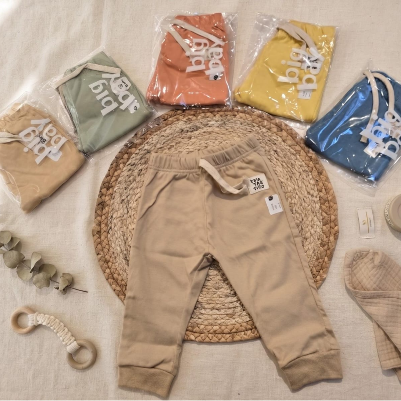BABUCHA BEBE/A RUSTICA LISA COLORES T: 2 AL 6 BIG BAY