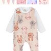 JARDINERO PLUSH C/ REMERA M/L