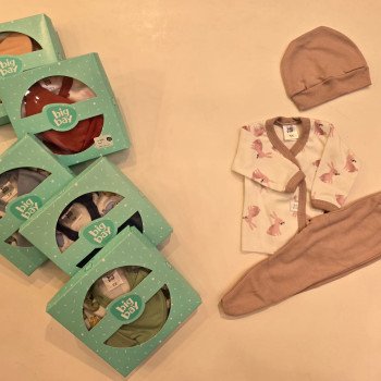 CONJ. EN CAJA BATITA M/OSITO /GORRO 