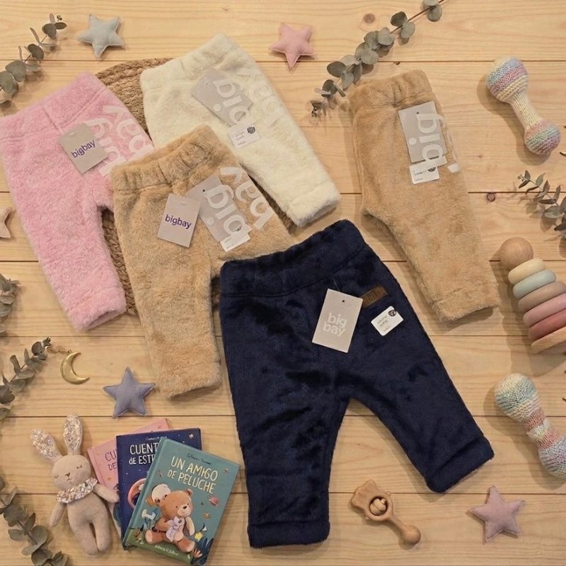 PANTALON PLUSH BEBE LISO MINI BEBE 