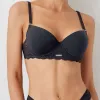 CONJUNTO TAZA SOFT MICROFIBRA PUNTILLA Y COLALESS T.85AL105
