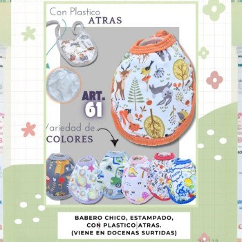 BABERO C/TIRA PLASTICO 