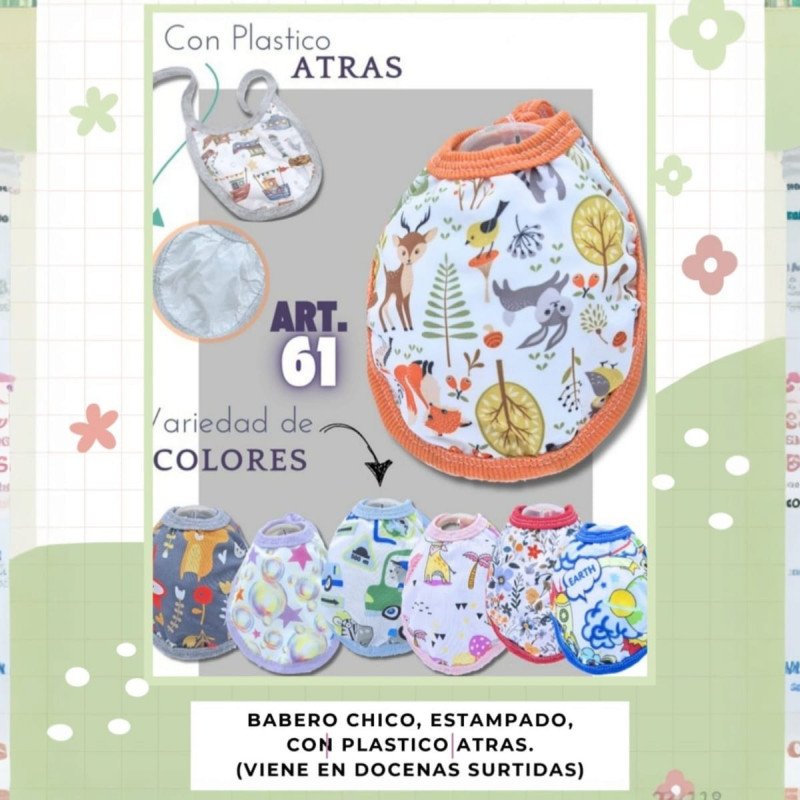BABERO C/TIRA PLASTICO 