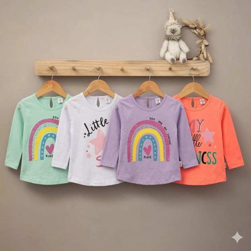REMERA BB Y BEBA  C/ESTAMPA M/L T.2 AL 6