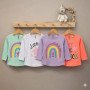 REMERA BB Y BEBA  C/ESTAMPA M/L T.2 AL 6