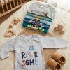 REMERA BB Y BEBA  C/ESTAMPA M/L T.2 AL 6