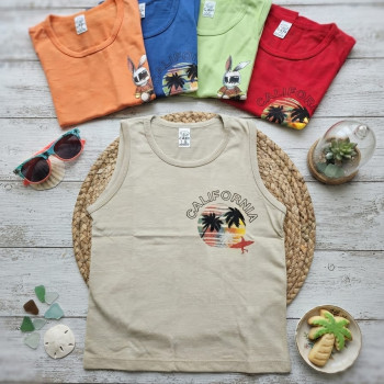 MUSCULOSA NENA Y NENE CON ESTAMPA T.4 AL 16