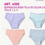 BOMBACHA BEBA TELA DE COLOR/LISAS T.1AL3