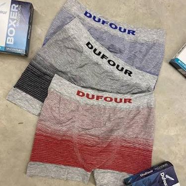 BOXER SIN COSTURA RAYADO EN CAJA T.S AL 2XL
