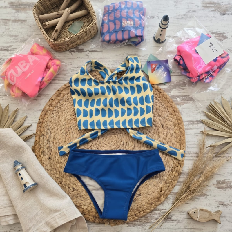 BIKINI DOLKA COMBINADA NENA ESTAMPADA T.4 AL 14