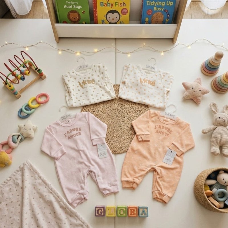 ENTERITO S/ PIE PLUSH ESTAMPADO 