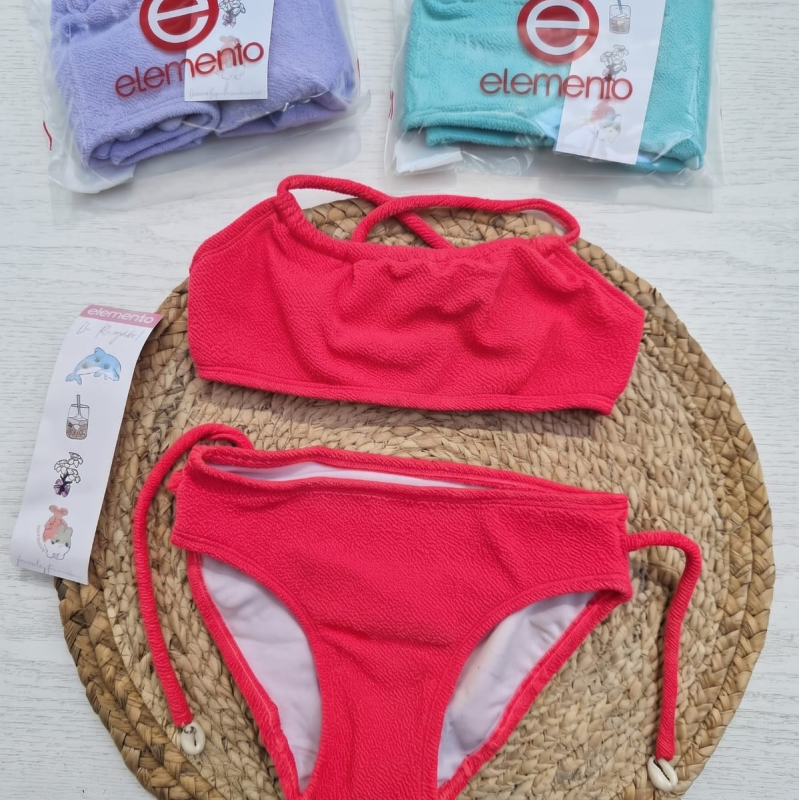 BIKINI TEXTURADA CARACOLES NENA T.6 AL 14