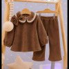 CONJUNTO BEBA VESTIDO POLAR PATAGONIA C/ PANTALON
