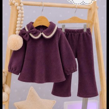 CONJUNTO BEBA VESTIDO POLAR PATAGONIA C/ PANTALON