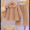 CONJUNTO BEBA VESTIDO POLAR PATAGONIA C/ PANTALON