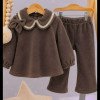CONJUNTO BEBA VESTIDO POLAR PATAGONIA C/ PANTALON