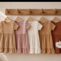 VESTIDO LINO BEBA PUNTILLA EN PECHO T. 1 AL 5