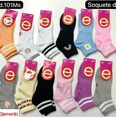 SOQUETE MUJER ESTAMPADOS