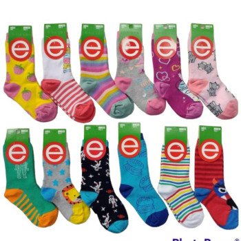 MEDIAS NIÑO ELEMENTO ESTAMPADAS