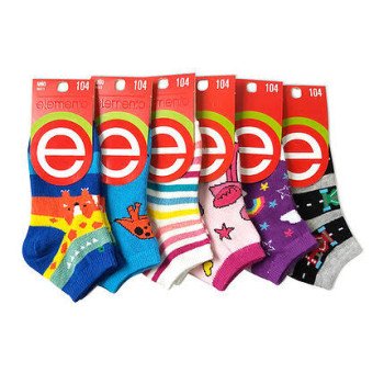 SOQUETE NIñO RAYAS/ESTAMPADO T.1