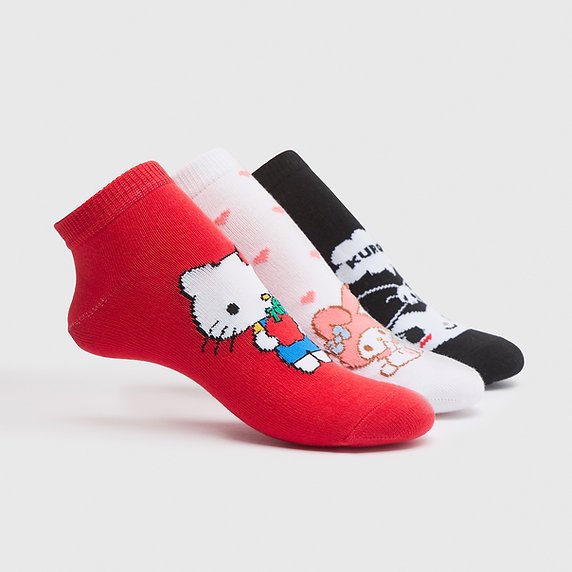 SOQUETE MUJER HELLO KITTY