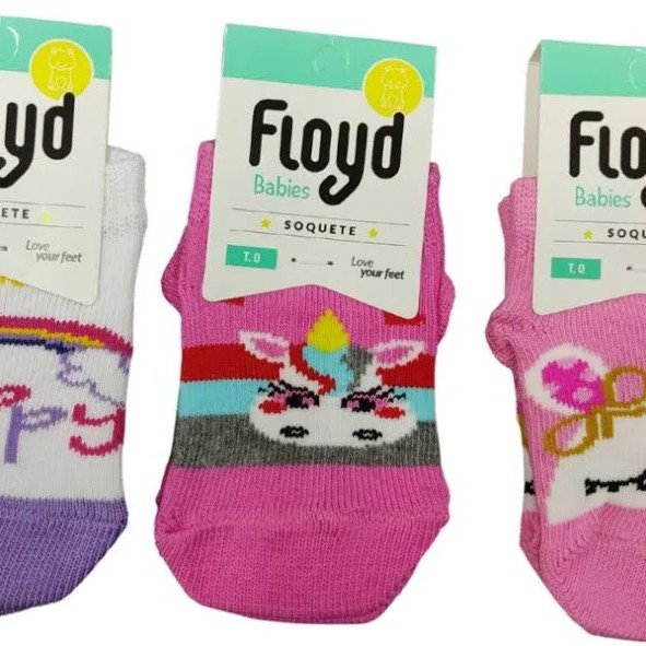 SOQUETES BEBE DISEñOS ESTAMPADOS T.0