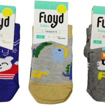 SOQUETES BEBE DISEñOS ESTAMPADOS T.0