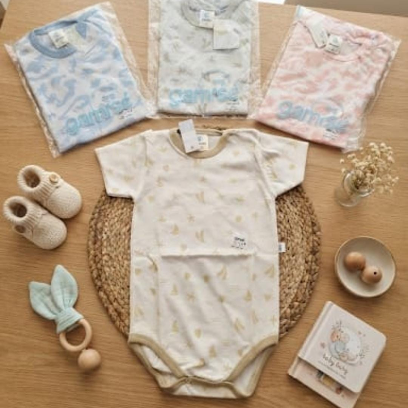BODY M C ESTAMPADO BEBE T.0 AL 4