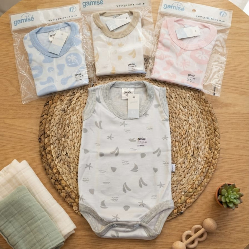 BODY M/C ESTAMPADO UNISEX T. 0 AL 4