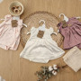 VESTIDO BODY CLOQUE C/ VUELOS EN HOMBRO T.0 AL 4