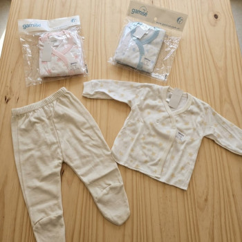 CONJUNTO BATA Y RANA JERSEY ESTAMPADO T.0 AL 2