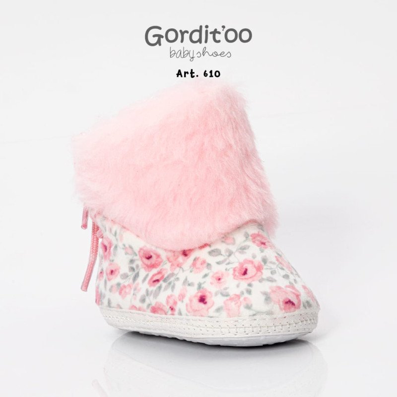 BOTA MEDIA CAñA PELUCHE ROSA
