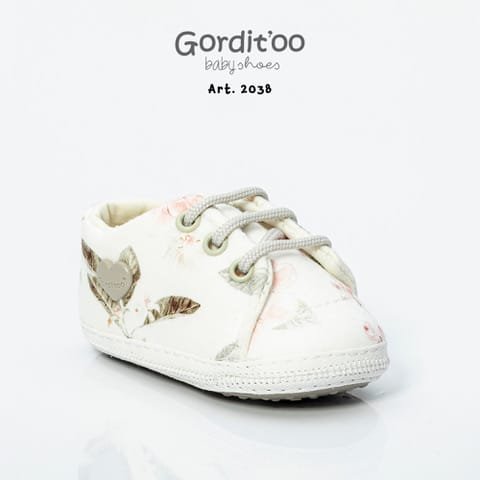 ZAPATILLAS BRBA ESTAMPADA FLORES NATURAL