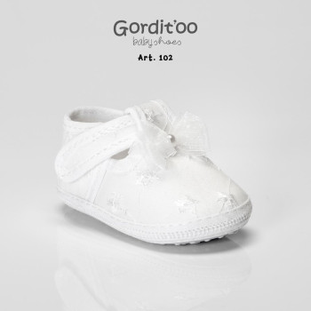 GUILLERMINA BRODERI BLANCO CON ORGANZA T.14AL18
