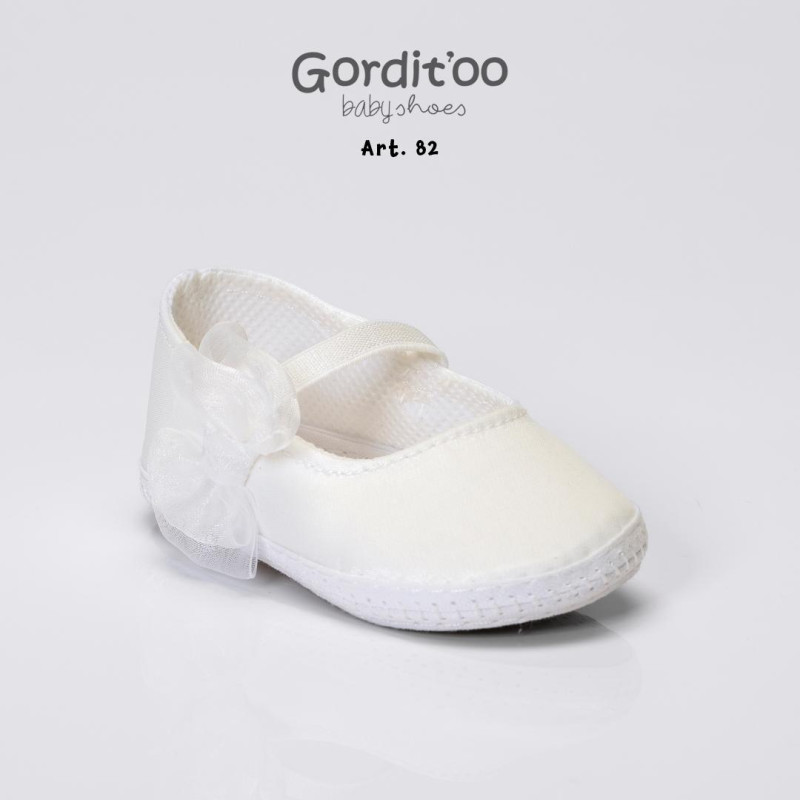 BALERINA TAFETA BLANCA DIOR C/ MOÑO T. 1/2/3
