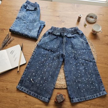 JEANS BEBA WINDLEGC/ STRASS BAGGI T.2 AL 6