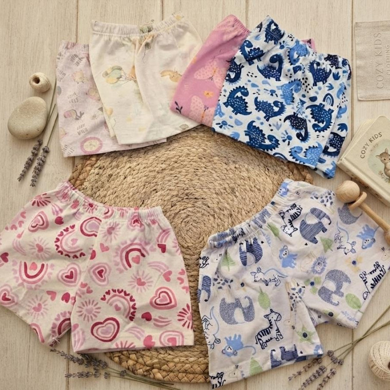 SHORT RUSTICO ESTAMPADO BEBE/A T.2 AL 6