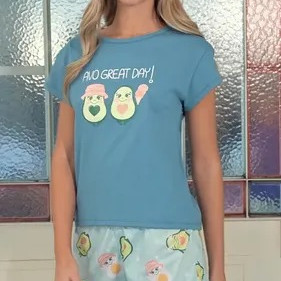 PIJAMA MUJER M/C SHORT ESTA
