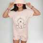 PIJAMA NIñO REMERA M/C SHORT