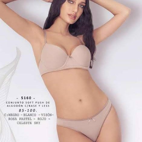 CONJUNTO SOFT PUSH ALGODON BASE Y COLALES T.85AL100