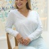 PIJAMA ESTAMPADO CON PUNTILLA Y BORDADO ANNIE T.S AL XL 
