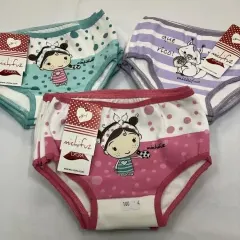 BOMBACHA BEBA/NIÑA ESTAMPADA PACK X12 T.4