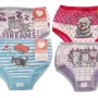 BOMBACHA BEBA/NENA ESTAMPADA FONDO COLOR PACK X12 T.4
